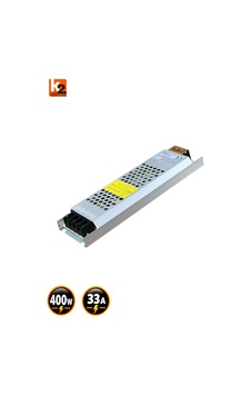 K2 12v 33 Amper 400 Watt Slim Şerit Led Trafosu