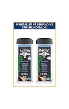 Le Petit Marseillais Men Mineraller ve Sedir Ağacı Duş Jeli 400 ml x 2