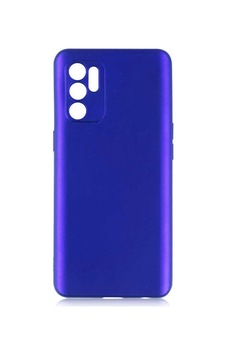 Oppo Reno 6 4g Kılıf Zore Premier Silikon Kapak Saks Mavi