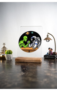 Ev Astronot Uzaylı, Eşya, Ürünler, Masa Dekoratif Ahşap Obje Ev Astronot Uzaylı, Eşya, Ürünler, Masa Dekoratif Ahşap Obje