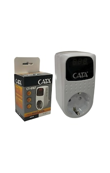 Cata Ct-9187 Priz Regülatör, 150-280 V, 4000 Watt 0 Cata Ct-9187 Priz Regülatör, 150-280 V, 4000 Watt 0