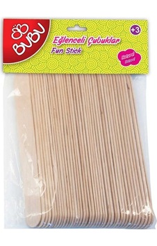 Bu-Bu Naturel Eğlenceli 40Lı Çubuklar 0013 Bu-Bu Naturel Eğlenceli 40Lı Çubuklar 0013