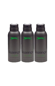 Slazenger Active Sport Yeşil Erkek Sprey Deodorant 3 x 150 ML Slazenger Active Sport Yeşil Erkek Sprey Deodorant 3 x 150 ML