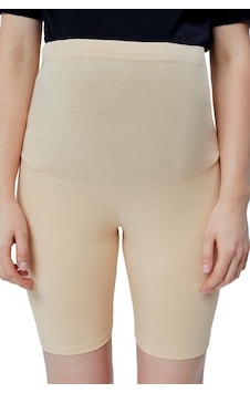 Luvmabelly Maternity 8028 Pamuklu Hamile Şort Tayt Ten Luvmabelly Maternity 8028 Pamuklu Hamile Şort Tayt Ten