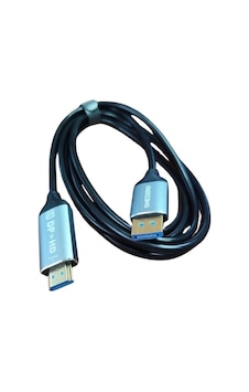 1.8 Metre 4k 60hz Displayport To Hdmı Kablo High Speed, 24k Altın Uç, Saf Bakır İletken 1.8 MT 1.8 Metre 4k 60hz Displayport To Hdmı Kablo High Speed, 24k Altın Uç, Saf Bakır İletken 1.8 MT