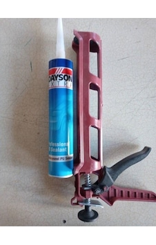 Plastik Silikon Tabancası + Dayson Siyah 280 Ml Pu Silikon