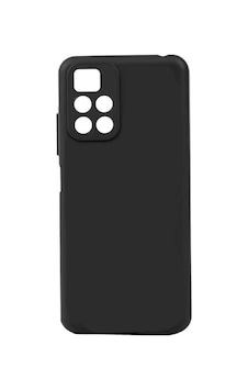 Xiaomi Redmi 10 2022 Uyumlu Kılıf Kamera Korumalı Esnek Silikon Telefon Kılıfı Kapak Siyah