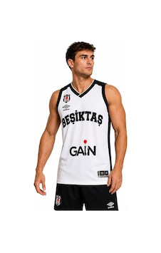 Beşiktaş Umbro Sponsor Baskılı Erkek Basketbol Forması Beyaz Beşiktaş Umbro Sponsor Baskılı Erkek Basketbol Forması Beyaz
