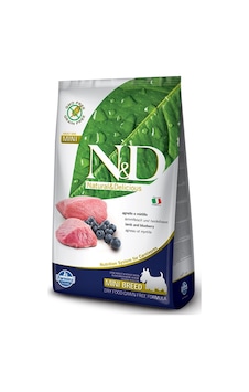 N&D Tahılsız Kuzu Etli ve Yaban Mersinli Küçük Irk Yetişkin Köpek Maması 7 KG N&D Tahılsız Kuzu Etli ve Yaban Mersinli Küçük Irk Yetişkin Köpek Maması 7 KG