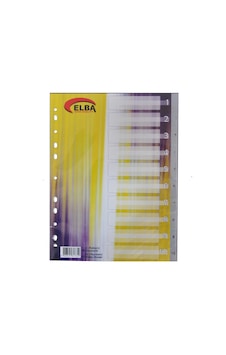 Bafix Seperatör 1-10 Rakamlı Plastik A4 Bafix Seperatör 1-10 Rakamlı Plastik A4