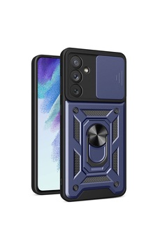 Galaxy A54 Kılıf Magnetik Standlı Kamera Korumalı Zore Sürgülü Vega Kapak Mavi Galaxy A54 Kılıf Magnetik Standlı Kamera Korumalı Zore Sürgülü Vega Kapak Mavi
