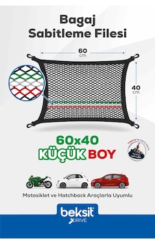 Drıve- Fiat, Alfa Romeo, Maserati Model Özel Renkli Tasarım Bagaj Sabitleme Filesi 40x60 Cm İtalya Drıve- Fiat, Alfa Romeo, Maserati Model Özel Renkli Tasarım Bagaj Sabitleme Filesi 40x60 Cm İtalya