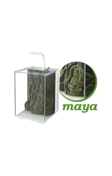 Nubios - 442 - Nano Akvaryum Maya Dekorlu - Csmo-tex - Beyaz 20x22x29cm Nubios - 442 - Nano Akvaryum Maya Dekorlu - Csmo-tex - Beyaz 20x22x29cm
