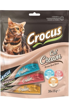 Crocus Karışık Krema Yetişkin Kedi Ödül Maması 30 x 15 G