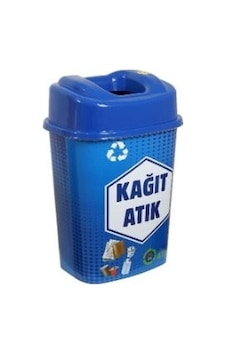 Mavi Renk Sıfır Atık Kovası 50 Lt Mavi Mavi Renk Sıfır Atık Kovası 50 Lt Mavi