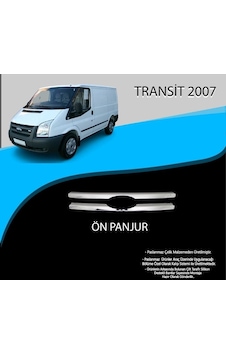 Ford Transit Krom Ön Panjur Krom Çıta 2 Prç 2007