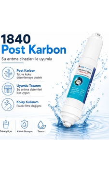 1840 Post Karbon Premium Su Arıtma Inline Filtresi 408694077 1840 Post Karbon Premium Su Arıtma Inline Filtresi 408694077