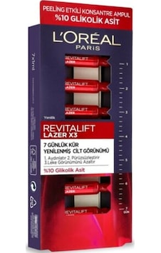 L'Oreal Paris Revitalift Lazer x 3 Ampul 7 Günlük Kür Peeling Etki L'Oreal Paris Revitalift Lazer x 3 Ampul 7 Günlük Kür Peeling Etki