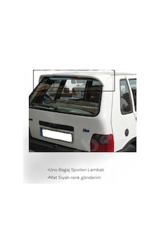 Fiat Uno Bagaj Spoileri Lambalı Mat Siyah - 846420679