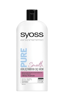 Syoss Pure Smooth Ağırlaştırmayan Saç Bakım Kremi 550 ML Syoss Pure Smooth Ağırlaştırmayan Saç Bakım Kremi 550 ML