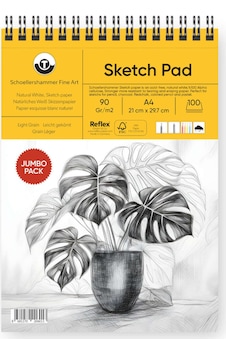 Schoellershammer Jumbo Sketch Pad Eskiz Defteri 90 Gr A4 100 Yaprak Naturel Beyaz