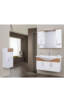 100 Cm Mdf Ekin Banyo Dolabı Mdf Beyaz 100 Cm Mdf Ekin Banyo Dolabı Mdf Beyaz