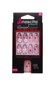Nascita Diamond Taşlı Takma Tırnak 24'lü Set Nasnaıl00262 Nascita Diamond Taşlı Takma Tırnak 24'lü Set Nasnaıl00262