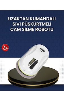 Çift Diskli Güvenli Otomatik Cam Silme Robotu Çift Diskli Güvenli Otomatik Cam Silme Robotu