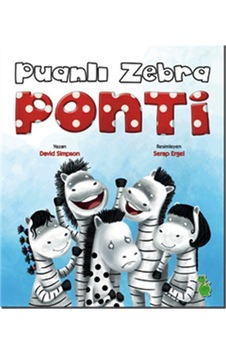 Puanlı Zebra Ponti - David Simpson - Yeşil Dinozor Puanlı Zebra Ponti - David Simpson - Yeşil Dinozor