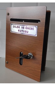 Büyük Boy Ahşap Dilek Öneri Kutusu