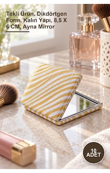 10 Adet Dikdörtgen Kalın Ayna Tekli Ürün, Dikdörtgen Form, Kalın Yapı, 8,5 X 6 Cm, Ayna Mirror 10 Adet Dikdörtgen Kalın Ayna Tekli Ürün, Dikdörtgen Form, Kalın Yapı, 8,5 X 6 Cm, Ayna Mirror