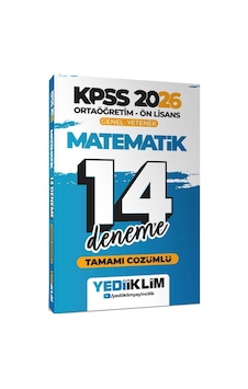 2026 Kpss Ortaöğretim Ön Lisans Genel Yetenek Matematik Tamamı Çözümlü 14 Deneme 2026 Kpss Ortaöğretim Ön Lisans Genel Yetenek Matematik Tamamı Çözümlü 14 Deneme