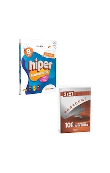 Hiper Zeka 2027 8. Sınıf Hiper Matematik Konu Anlatımlı Soru Bankası+ Kazandıran Paragraf