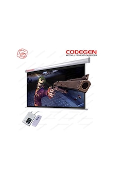 Codegen Ex-20 Motorlu Projeksiyon Perdesi 200x200 Elektrikli Uzaktan Kumandalı Arkası Siyah Fonlu - Duvar/tavan Asılabilir Codegen Ex-20 Motorlu Projeksiyon Perdesi 200x200 Elektrikli Uzaktan Kumandalı Arkası Siyah Fonlu - Duvar/tavan Asılabilir