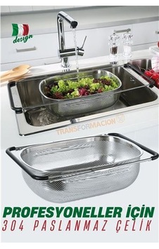 Transformacion Lavabo Süzgeci Ayarlanabilir Kevgir 304 Paslanmaz Çelik Altın - Mavi Transformacion Lavabo Süzgeci Ayarlanabilir Kevgir 304 Paslanmaz Çelik Altın - Mavi