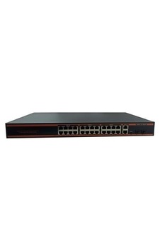 Nova ND1P2404LFGX 24 Port Poe+ 10/100 Mbps 2 Port 10/100/1000 Mbp Switch