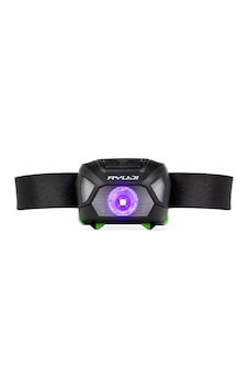 Ryuji Uv + Beyaz + Mavi Renk 100 Lümen Pilli Kafa Lambası Siyah Ryuji Uv + Beyaz + Mavi Renk 100 Lümen Pilli Kafa Lambası Siyah