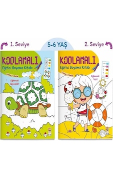 Kodlamalı Eğitici Boyama Seti-5-6 Yaş 1.2 Seviye-2 Kitap Takım- Sincap Kitap Kodlamalı Eğitici Boyama Seti-5-6 Yaş 1.2 Seviye-2 Kitap Takım- Sincap Kitap