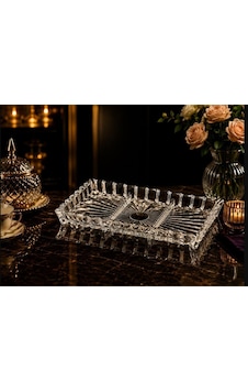 Roykıng Jtele Dikdörtgen Bölmeli Sunum Tabağı 35x19 Roykıng Jtele Dikdörtgen Bölmeli Sunum Tabağı 35x19