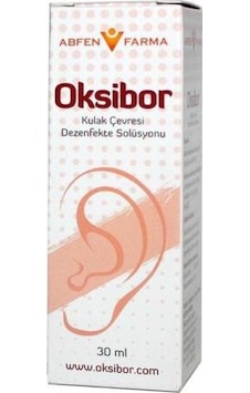 Abfen Oksibor Kulak Çevresi Dezenfekte Solüsyonu 30 ML Abfen Oksibor Kulak Çevresi Dezenfekte Solüsyonu 30 ML