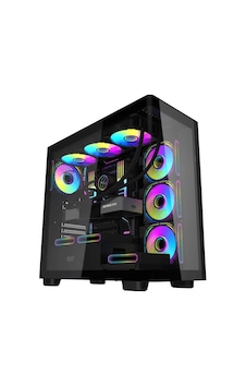 Aıgo Ds900g Siyah 750w 80+ Bronze Argb Mid Tower Kasa Aıgo Ds900g Siyah 750w 80+ Bronze Argb Mid Tower Kasa