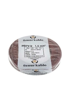 Nya Kablo Öznur 1,5 Luk Kahve Rengi 100 Metre Nya Kablo Öznur 1,5 Luk Kahve Rengi 100 Metre