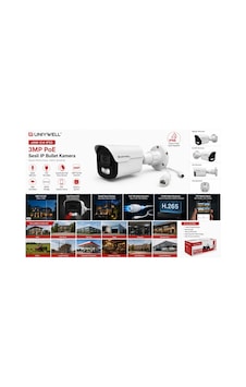Unıywell Profesyonel 3mp Poe Sesli Ip Bullet Kamera Ip66 Onvıf Dual Smart Led Gece Görüşü Unıywell Profesyonel 3mp Poe Sesli Ip Bullet Kamera Ip66 Onvıf Dual Smart Led Gece Görüşü