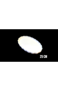 Roy King Twıst Porselen Kayık Tabak 25 Cm Cm 1 Adet