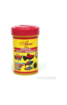 Ahm Tropical Colour Ganulat Balık Yemi 100 ML Ahm Tropical Colour Ganulat Balık Yemi 100 ML