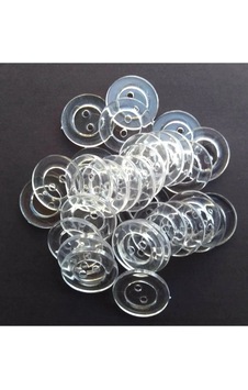 200 Adet Şeffaf Yorgan, Nevresim Düğmesi 28 Boy 17,8mm 200 Adet