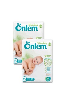 Önlem Botanika Bebek Bezi Mini 2 Numara 2 x 60 Adet 2'li Önlem Botanika Bebek Bezi Mini 2 Numara 2 x 60 Adet 2'li