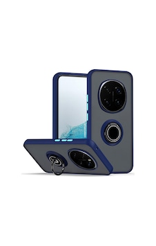Honor Magic 7 Pro Uyumlu Kılıf Yüzüklü Standlı Extra Darbe Koruma Sert Silikon Kapak -lacivert Lacivert Honor Magic 7 Pro Uyumlu Kılıf Yüzüklü Standlı Extra Darbe Koruma Sert Silikon Kapak -lacivert Lacivert
