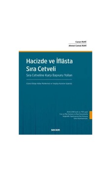Hacizde ve İflasta Sıra Cetveli - Canan Ruhi -  Ahmet Cemal Ruhi - Seçkin Yayıncılık