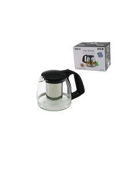 Go İthalat 700ml Cam Demlik Çelik Süzgeçli - Plastik Kulp - Kapak - Krom Çerçeve Çok Renkli Go İthalat 700ml Cam Demlik Çelik Süzgeçli - Plastik Kulp - Kapak - Krom Çerçeve Çok Renkli